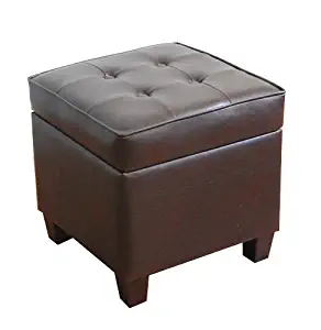 Best Round Light Blue Ottoman With Storage