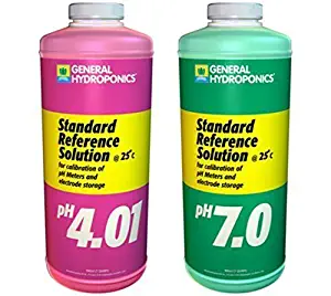 General Hydroponics Ph 4.01 & Ph 7.0 Calibration Solution Kit, 8 oz