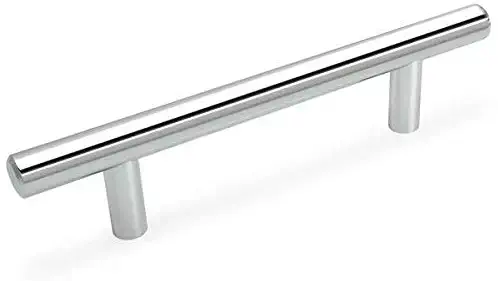 Best 10 Pack Polished Chrome Cabinet Hardware Euro Style Bar Handle Pull