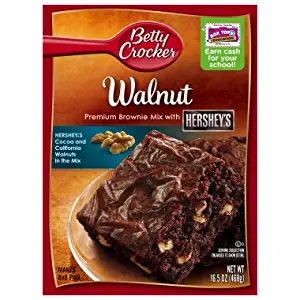 BETTY CROCKER WALNUT CHOCOLATE BROWNIE MIX 16.5