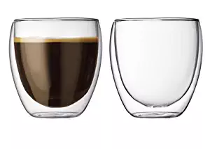 Bodum Pavina 8.5-Ounce Double-Wall Thermo Timber/DOF Glass, Set of 2
