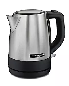 Hamilton Beach Commercial HKE110 1 Liter Hot Water Tea Kettle, Hospitality Rated, Stainless Steel