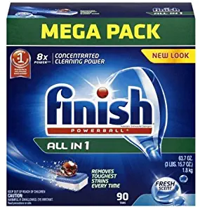 Best Finish Dishwasher Detergent Gel Pac