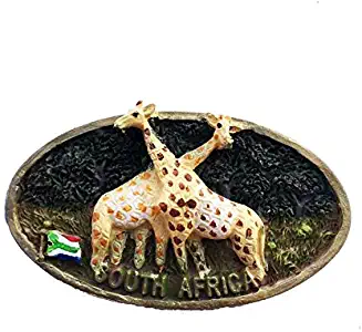 3D South Africa Animals Refrigerator Magnet Travel Souvenirs,Animals Hand-made Fridge Magnet Home and Kitchen Decoration Magnetic Sticker