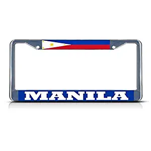 Billion_Store Philippines Manila Chrome Heavy Duty Metal License Plate Frame Tag Border Premium Stainless Steel License Plate Frame Materials