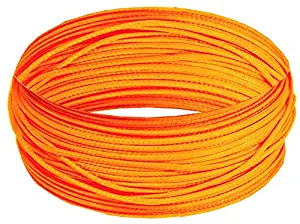 Bert's Custom Tackle Mast Line, 200-Feet/200-Pound, Neon Orange