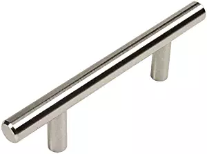 Best Euro Bar Cabinet Handle Brushed Nickel