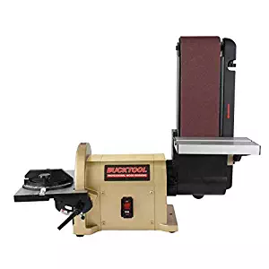 BUCKTOOL 4 x 36-Inch Belt and 8-Inch Disc Sander with 3/4Hp Motor