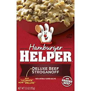 Hamburger Helper Hamburger Helper Deluxe Beef Stroganoff, 5.5 Oz (Pack of 4) by Betty Crocker