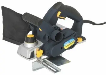 6 Amp 3-1/4-inch Heavy Duty Electric Planer with Dustbag, Edge Guide, and Built-in Blade Wrench Storage