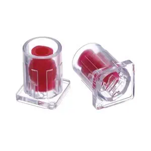 B. Braun 418004 Tamper Evident Syringe Cap, Sterile, Red, Pack of 500