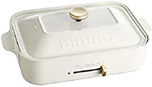 BRUNO compact hot plate BOE021-WH (White)(Japan Import-No Warranty)AC100
