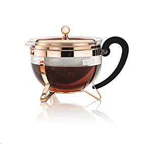 Bodum Chambord Copper Classic Teapot, 44 ounce