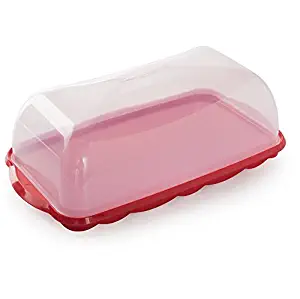 Nordic Ware Loaf Cake Keeper, Red