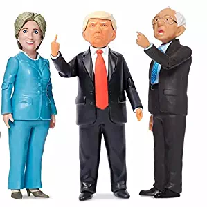 FCTRY Real Life Political Action Figures Kitchen Sink Bundle Includes Hillary Clinton, Bernie Sanders, and Donald Trump