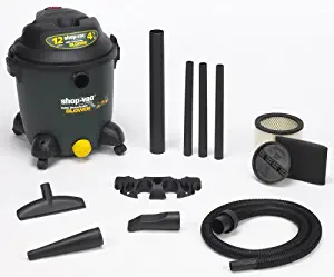 Shop-Vac 9631200 12-Gallon 4.5-Peak HP Detachable Blower Wet/Dry Vacuum