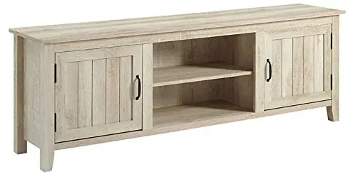 Best Grey Rustic Sliding Tv Stand