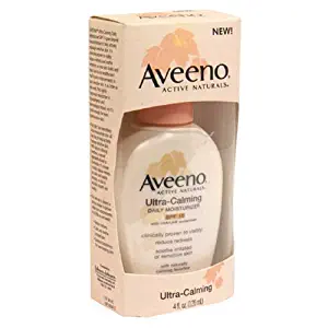 Aveeno Active Naturals Ultra-Calming Daily Moisturizer with UVA/UVB Sunscreen, SPF 15 , 4-Ounce