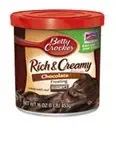 BETTY CROCKER CAKE FROSTING CHOCOLATE RICH & CREAMY 16 OZ