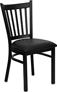 Best Black Wooden Dining Chair Padded Seat