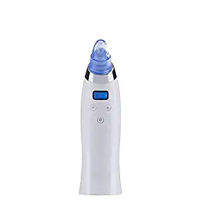 Blackhead Remover Pore Vacuum Suction Electric Facial Pore Cleaner Acne Comedone Extractor – 5 Adjustable Force LED Display USB Rechargeable 4 Removable Probes