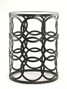 Best Glass Bronze End Table