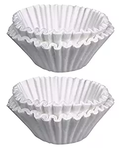 Tupkee Commercial Large Coffee Filters - 12-Cup Coffee Filters, 1000-count, White - Compatible with Wilbur Curtis, Bloomfield, Bunn Coffee Maker Filters