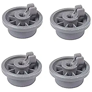 EXP165314 [ 4 PACK ] Bosch Dishwasher Lower Rack Roller (Replaces 165314, 00165314, 00420198, AP2802428, PS8697067 ) For Bosch, Kenmore, Gaggenau, Thermador Dishwashers