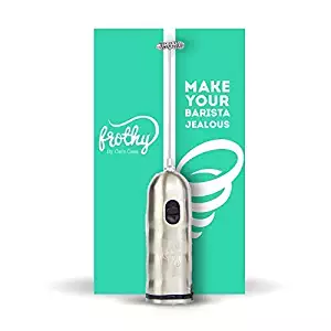 Cafe Casa Hand Mixer and Milk Frother for Home Use | Battery-Operated Foamer | Stainless Steel Drink Mixer for Expert Lattes Milkshakes Matcha Cappuccinos | 2-Speed Handheld Electric Mixer
