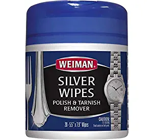 Weiman Silver Cleaner Jewelry Wipes - 20 Count