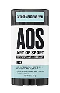 Art of Sport Men's Antiperspirant Deodorant Stick, Rise Scent, Athlete-Ready Formula with Matcha, 2.7 oz