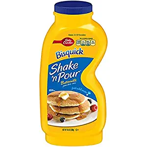 Bisquick SHAKE 'N POUR Buttermilk Pancake Mix 10.6oz (4 Pack) by Betty Crocker