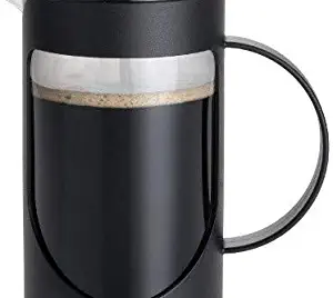 BonJour Coffee Unbreakable Plastic French Press, 33.8-Ounce, Ami-Matin, Black