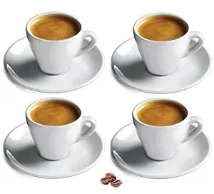 Cuisinox Porcelain Espresso Cups (Set of 4), White