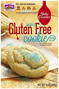 Betty Crocker Baking Mix, Gluten Free Cookie Mix, Sugar, 15 Oz Box (Pack of 6)