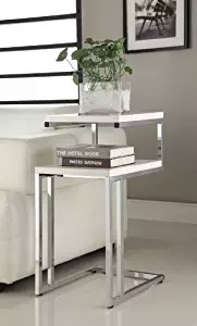 Best Rectangular Glass Coffee Table Shelf Chrome