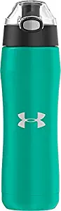 Under Armour Beyond 18 Ounce Stainless Steel Water Bottle, Green Malachite