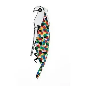 A di Alessi Parrot Sommelier-Style Corkscrew, Multi-Color, Garden, Lawn, Maintenance