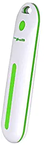 Electric Toothbrush Travel Charger Case - Compact USB Port Compatible Oral Care Brush Charging Holder w/UV Sanitizer Bulb, Holds Replacement Brush Head, Mini Toothpaste - Pyle PHLSN61WT (White)