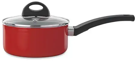 BergHOFF Eclipse Covered Sauce Pan, 6.25", Red