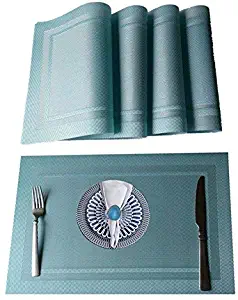 Best 6 Gray/Blue Placemats For Dining Table