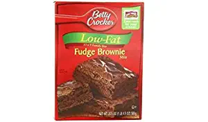 Betty Crocker Low Fat Fudge Brownie Mix (Pack of 3) 20.5 oz Boxes