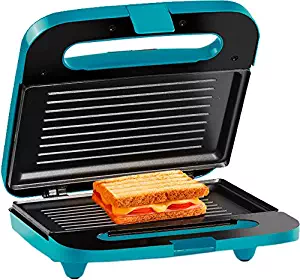 Holstein Housewares HH-09125003E 2 Section Sandwich Grill - Teal