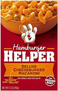 Betty Crocker Hamburger Helper Deluxe Cheeseburger Macaroni 5.5 oz Box (pack of 6)