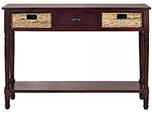 Best Console Table Dark Cherry Finish