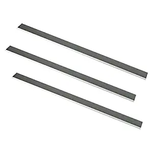 POWERTEC 15 Inch HSS Planer Blades 15” x 1” x 1/8” for Grizzly G0453, G1021, Jet WP-15CS, JWP-15HO, Reliant DD-37 – Set of 3 | 3 Knives