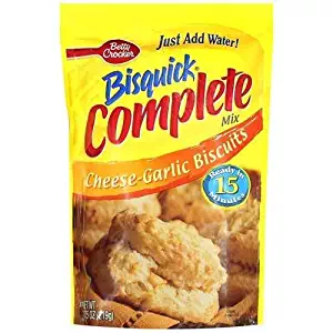 Betty Crocker, Bisquick, Complete Mix, Cheese Garlic, 7.75-Ounce Pouch (Pack of 6)