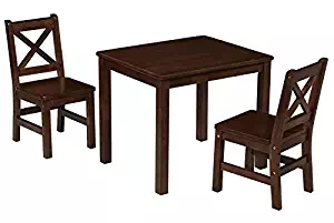 Best Chair And Desk Set Espresso Finish