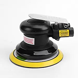 5”Professional Air Random Orbital Palm Sander,Dual Action Pneumatic Sander,Polisher Sanding,Light Weight,Low Vibration, Heavy Duty