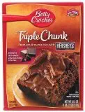 Betty Crocker Triple Chunk Premium Brownie Mix 18.9 oz (4 pack)